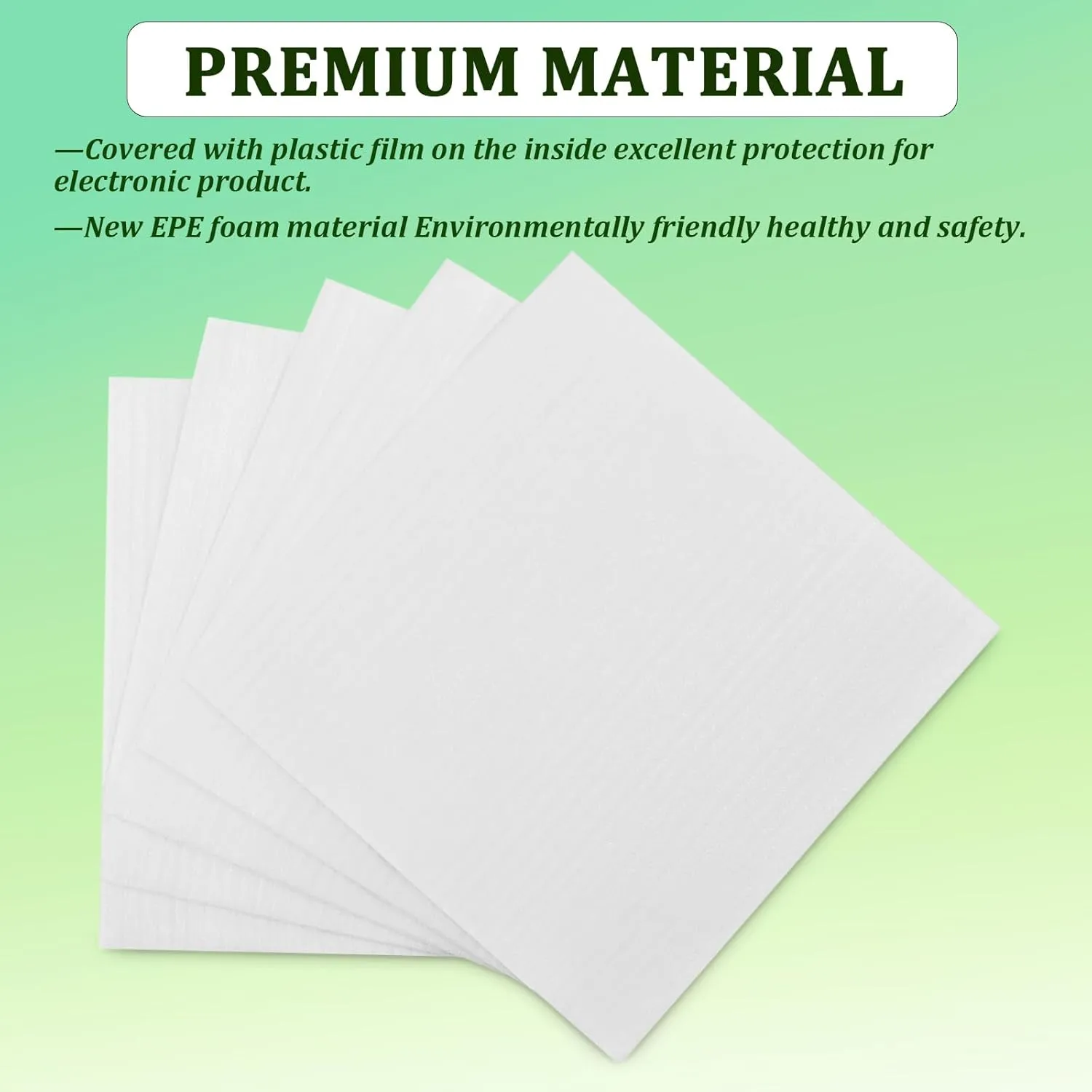 100 Pack Foam Pouches 8x8 inch, Cushion Foam Wrap Pouches for Safeguarding Mugs,Cups,Glasses,China and Dishes - Bubble Bags Wrap Pouches Packing Supplies for Moving and Storage