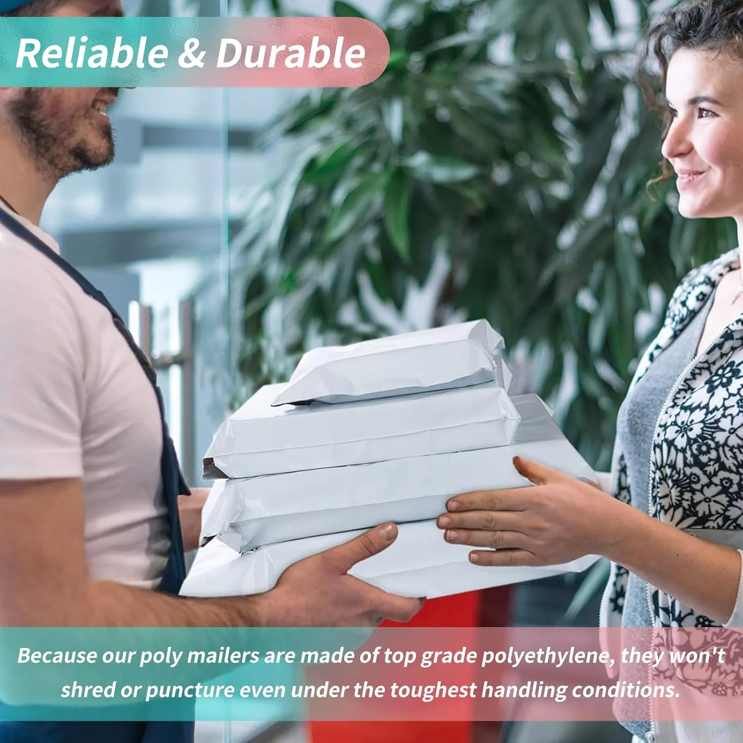 10" x 13" Poly Mailers Shipping Mailing Envelopes Bags, Envelopes Shipping Bags Self Sealing 2.5Mil (200 Bags)