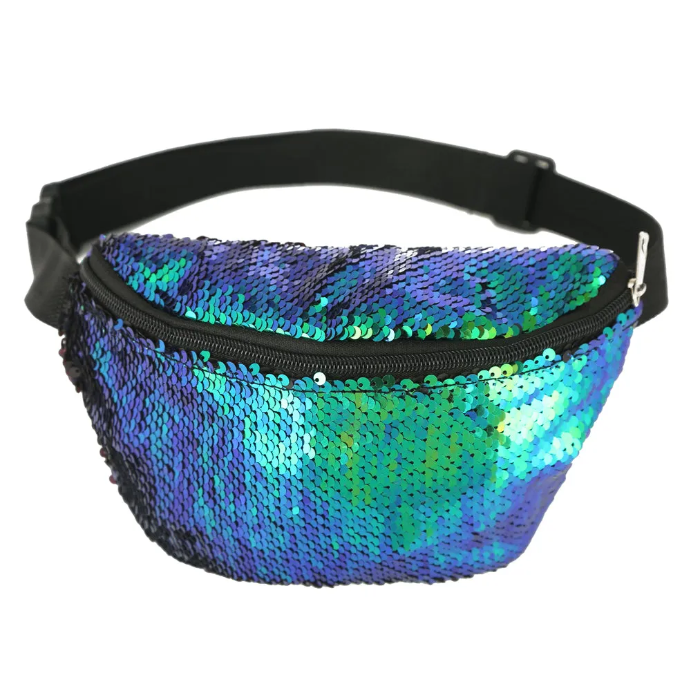 80s/90s Sequin Festival Bum Bags, 80's dressing up Summer Festival Concerts