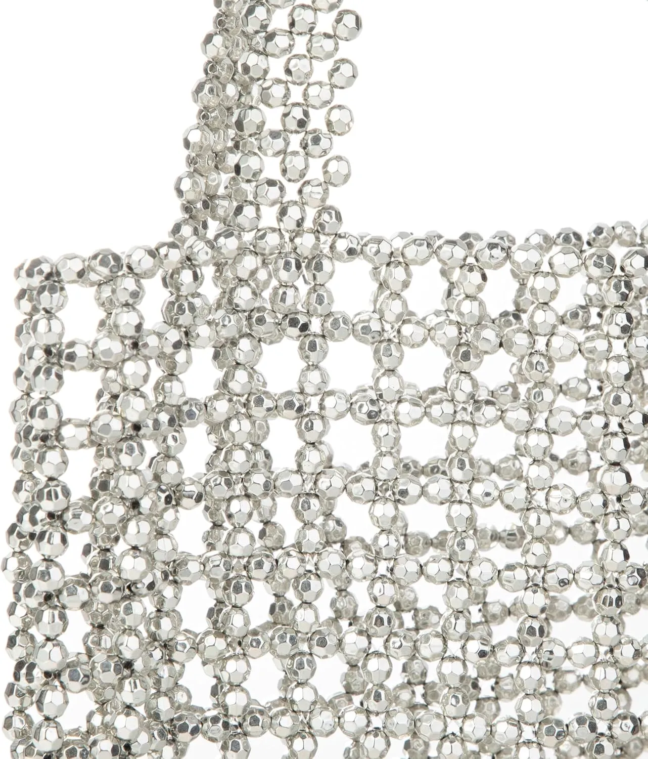 Acrylic Beaded Shoulder Bag Casual Tote Bag for Daily Use and Travel