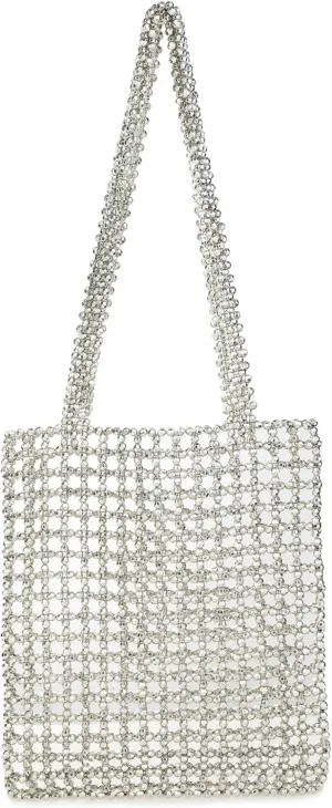 Acrylic Beaded Shoulder Bag Casual Tote Bag for Daily Use and Travel