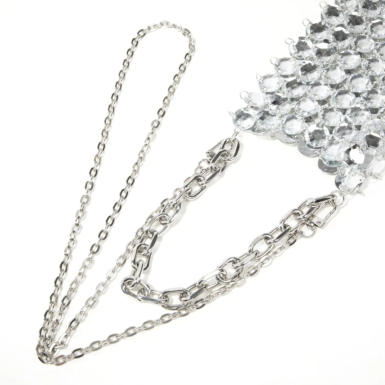 Acrylic Transparent Crystal Evening Handbag Clutch for Wedding and Party