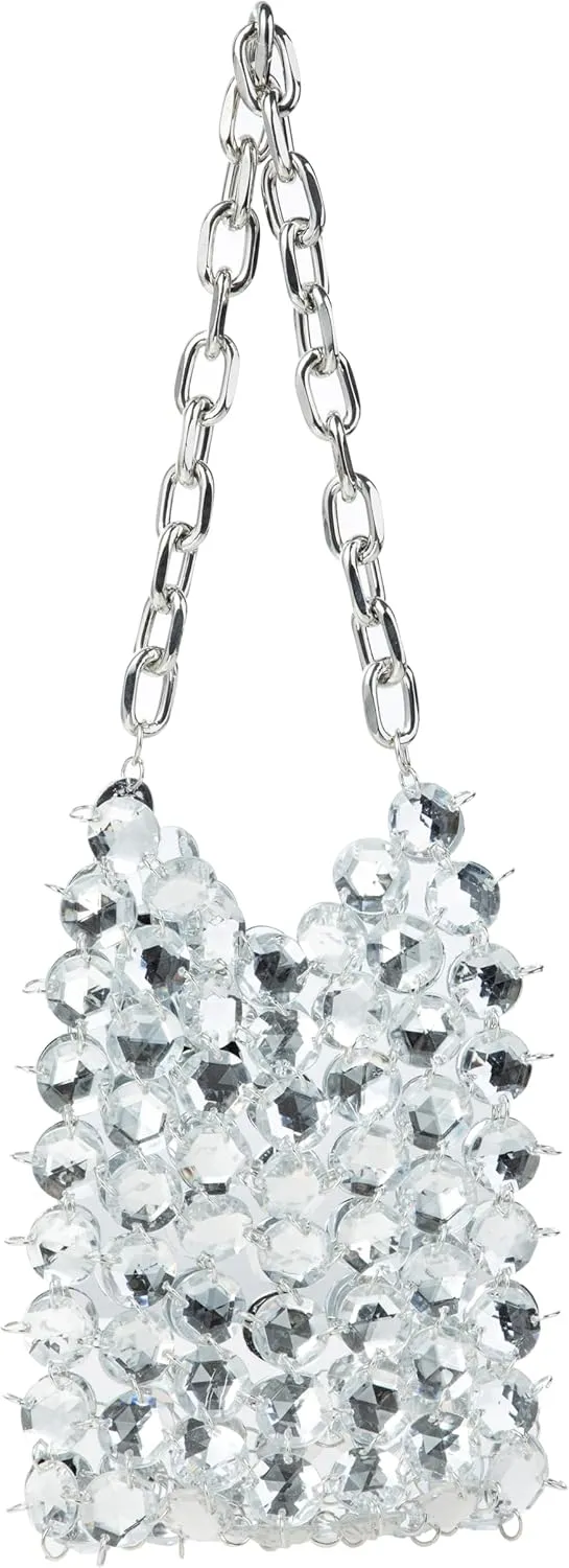 Acrylic Transparent Crystal Evening Handbag Clutch for Wedding and Party