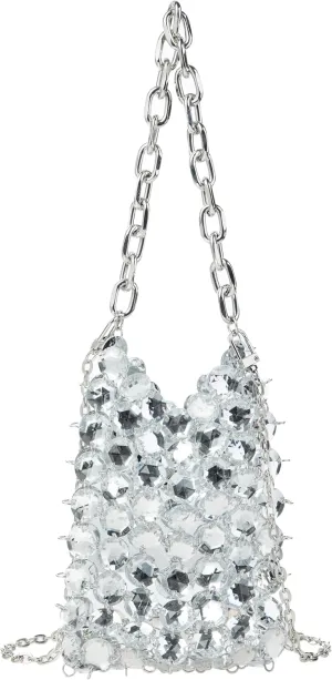 Acrylic Transparent Crystal Evening Handbag Clutch for Wedding and Party