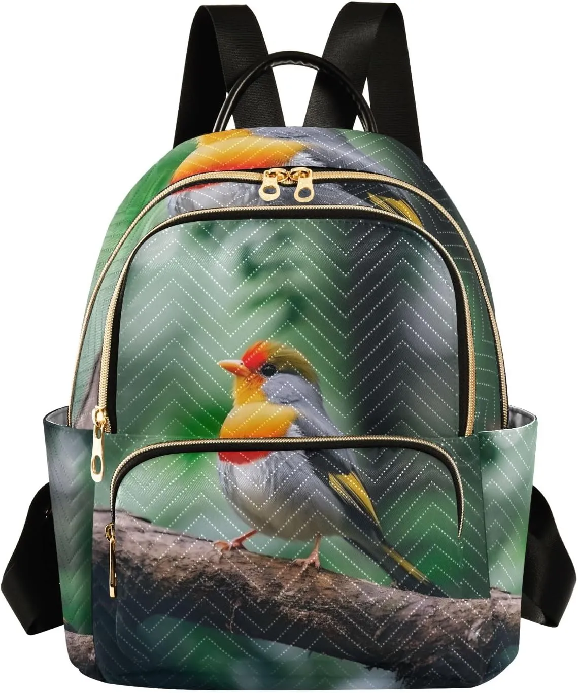 ALAZA Travel Backpack Purse for Women Fashion Anti-theft Work Casual Bird Sparrow 1 Daypack Shoulder Bag Medium Size