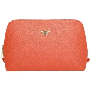 Alice Wheeler London Large Beauty Bag - Orange