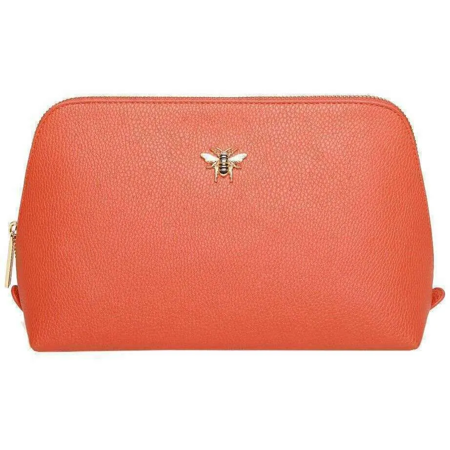 Alice Wheeler London Large Beauty Bag - Orange