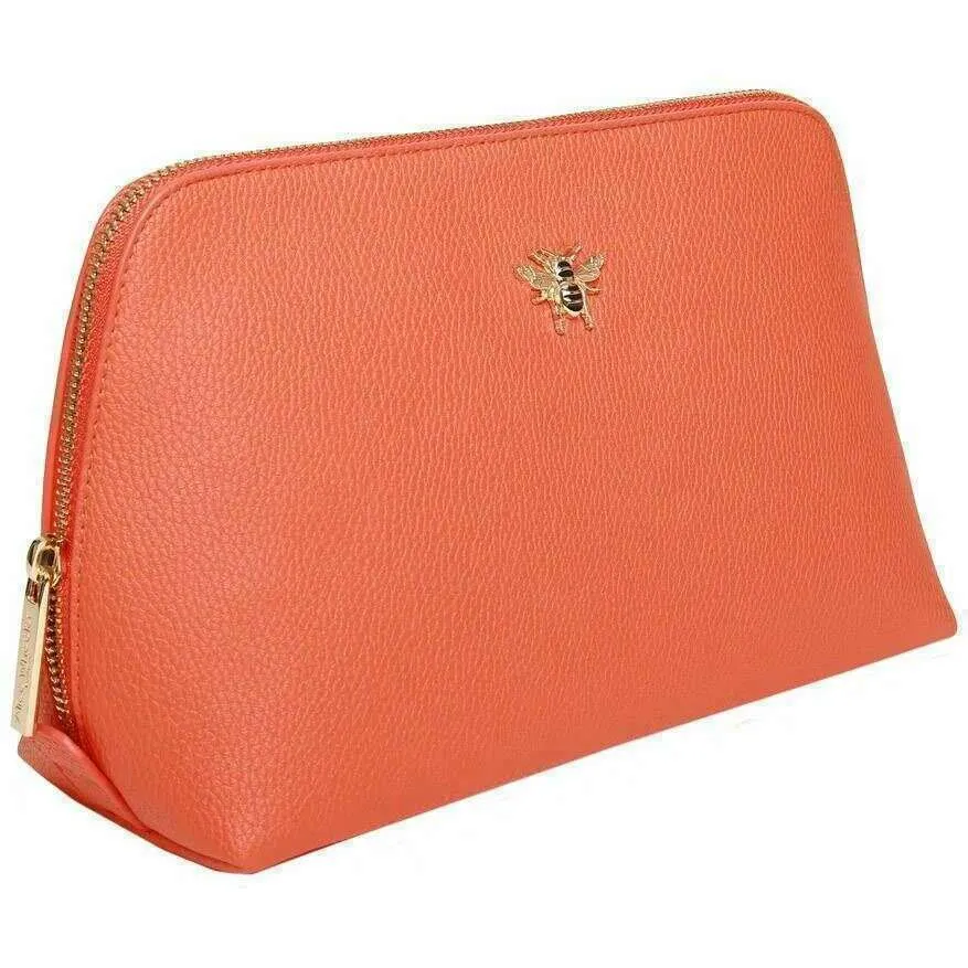 Alice Wheeler London Large Beauty Bag - Orange