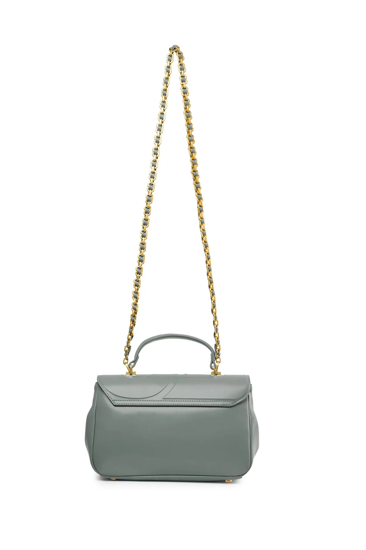 Alma Flap Bag Smooth Finish Medium - Lily Pad