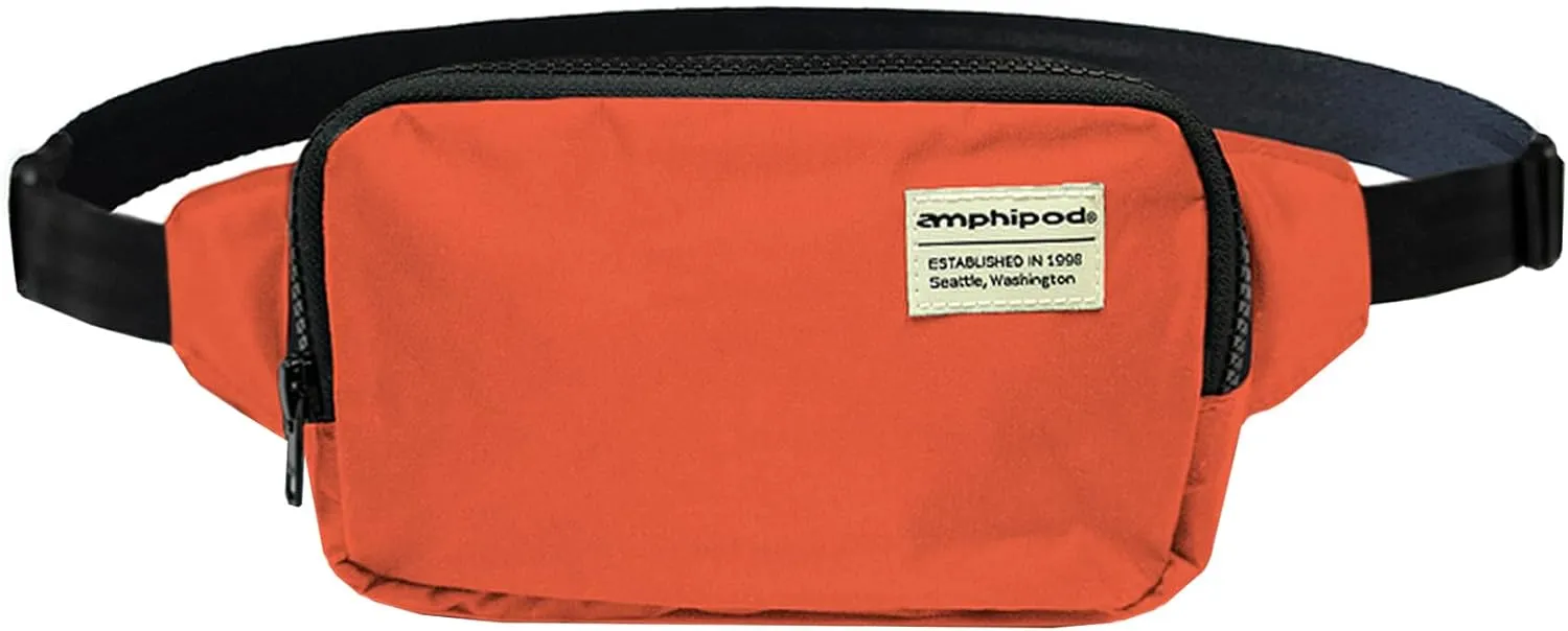 Amphipod R3 Convertible Pack, Lightweight Runners Pack & Crossbody Bag for Running, Travel, Hiking, Every Day, Men & Women - Mandarin/Slate