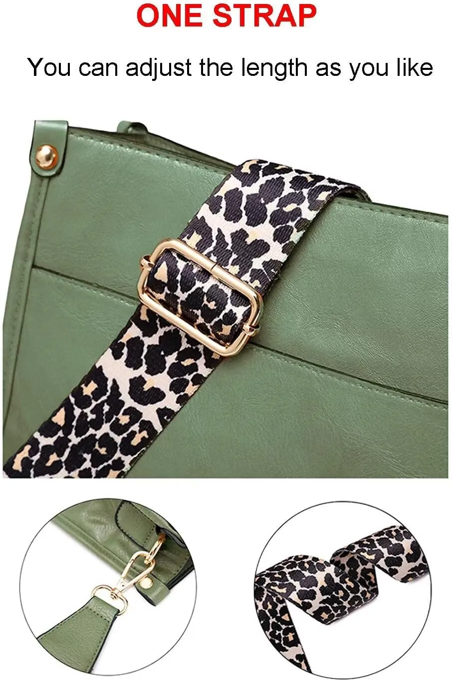 AUYOCO Vegan Leather Crossbody Bags for Women, Crossbody Purse with Guitar Strap Zipped Pockets Handbag Shoulder Bag