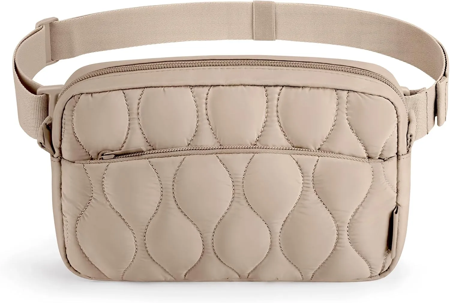 BAGSMART Fanny Packs for Women with Two Ways to Install the Adjustable Strap Lightweight Crossbody Belt Bag for Traveling Workout