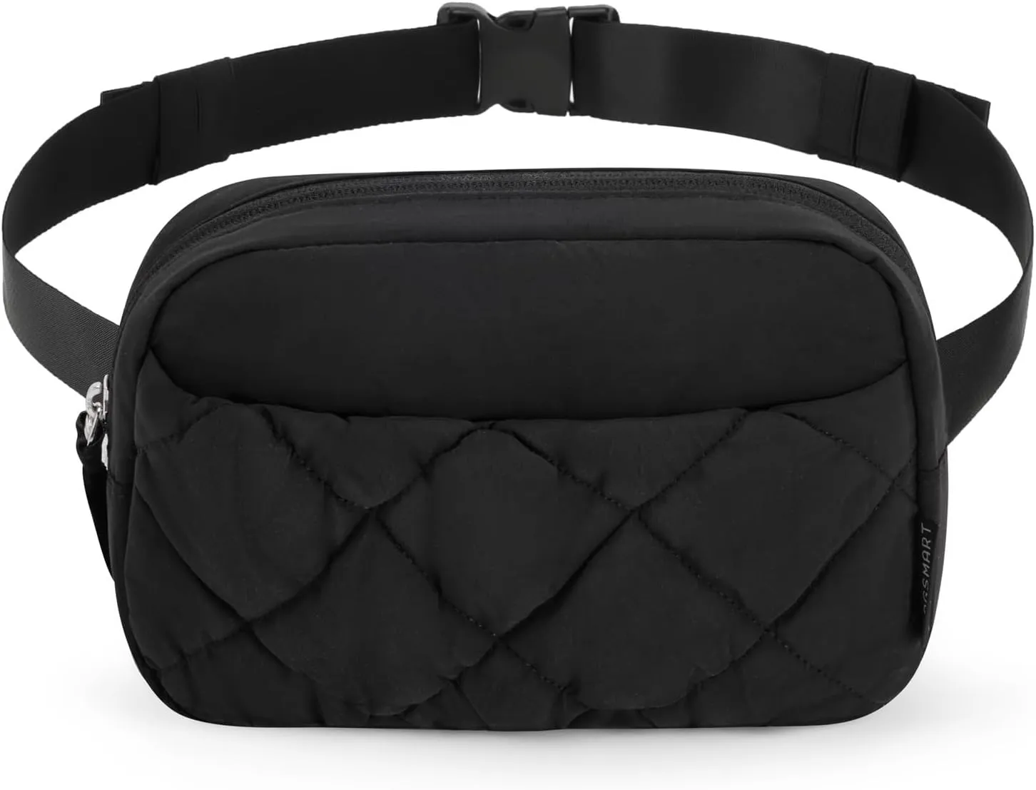 BAGSMART Puffy Fanny Packs for Women Crossbody Belt Bag with Adjustable Strap, Quilted Waist Pack Purse for Traveling Shopping Workout