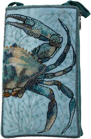 Bamboo Trading Blue Crab Club Bag, 7.5-Inch