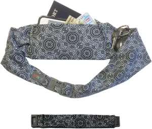 BANDI Plus Size Fanny Pack for Women - Travel-Ready Pocket Belt with Secure Hidden Money & Running Belt for Phone, Passport, Keys, & Medical Devices, Adjustable Fit, Comfortable (Boho)