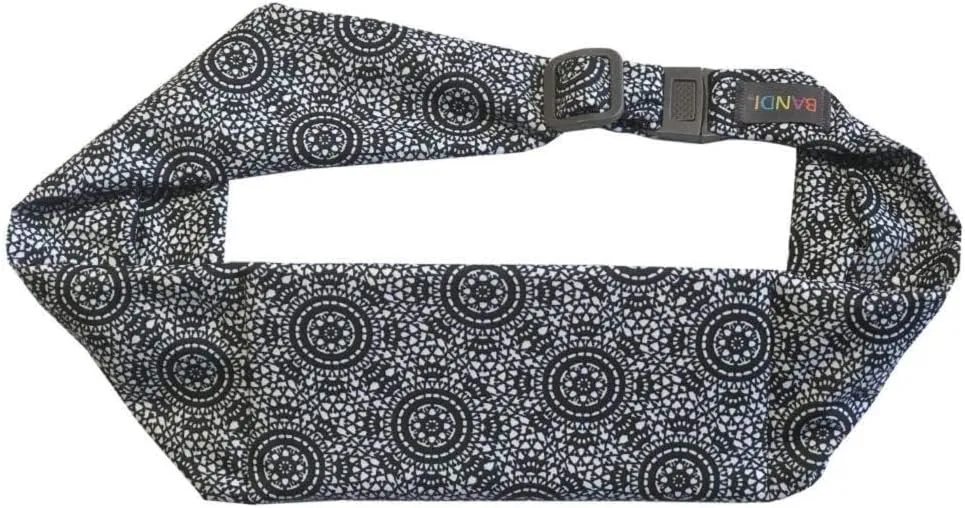 BANDI Plus Size Fanny Pack for Women - Travel-Ready Pocket Belt with Secure Hidden Money & Running Belt for Phone, Passport, Keys, & Medical Devices, Adjustable Fit, Comfortable (Boho)
