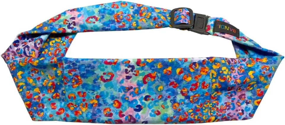 BANDI Plus Size Fanny Pack for Women - Travel-Ready Pocket Belt with Secure Hidden Money & Running Belt for Phone, Passport, Keys, & Medical Devices, Adjustable Fit, Comfortable (Safari Fun)