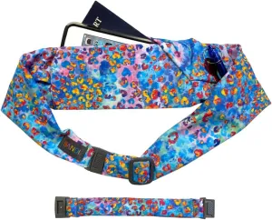 BANDI Plus Size Fanny Pack for Women - Travel-Ready Pocket Belt with Secure Hidden Money & Running Belt for Phone, Passport, Keys, & Medical Devices, Adjustable Fit, Comfortable (Safari Fun)