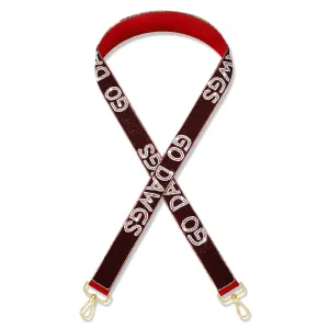 Beaded Game Day Purse Strap University Football Bag Strap for Stadium Crossbody Shoulder Bag Strap Game Day Outfits