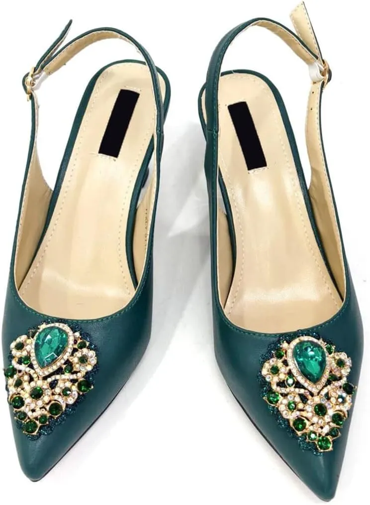 Beaded Peep Toe Bridal Sandals Rhinestone Purse Handmade Wedding Combo