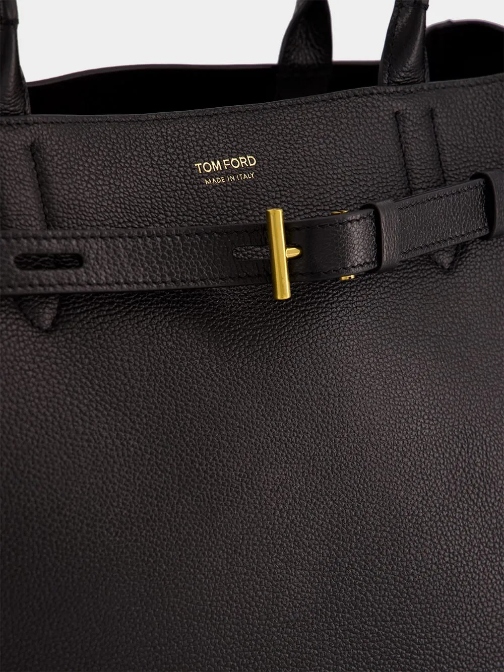 Black Audrey Large Tote in Grain Leather