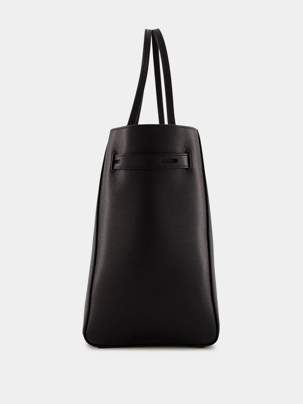 Black Audrey Large Tote in Grain Leather