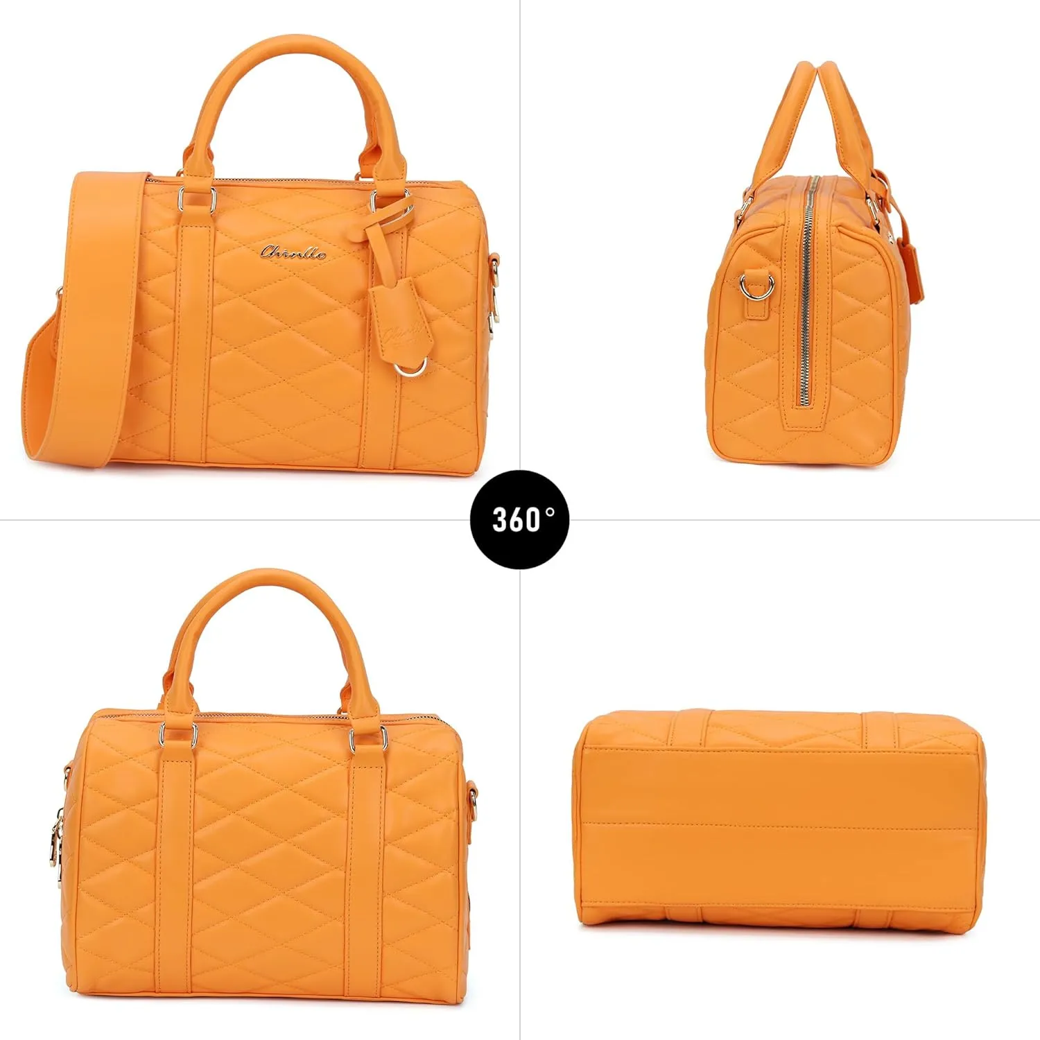 Boston Bags for Women, Top Handle Satchel Purse and Handbags with Shoulder Strap