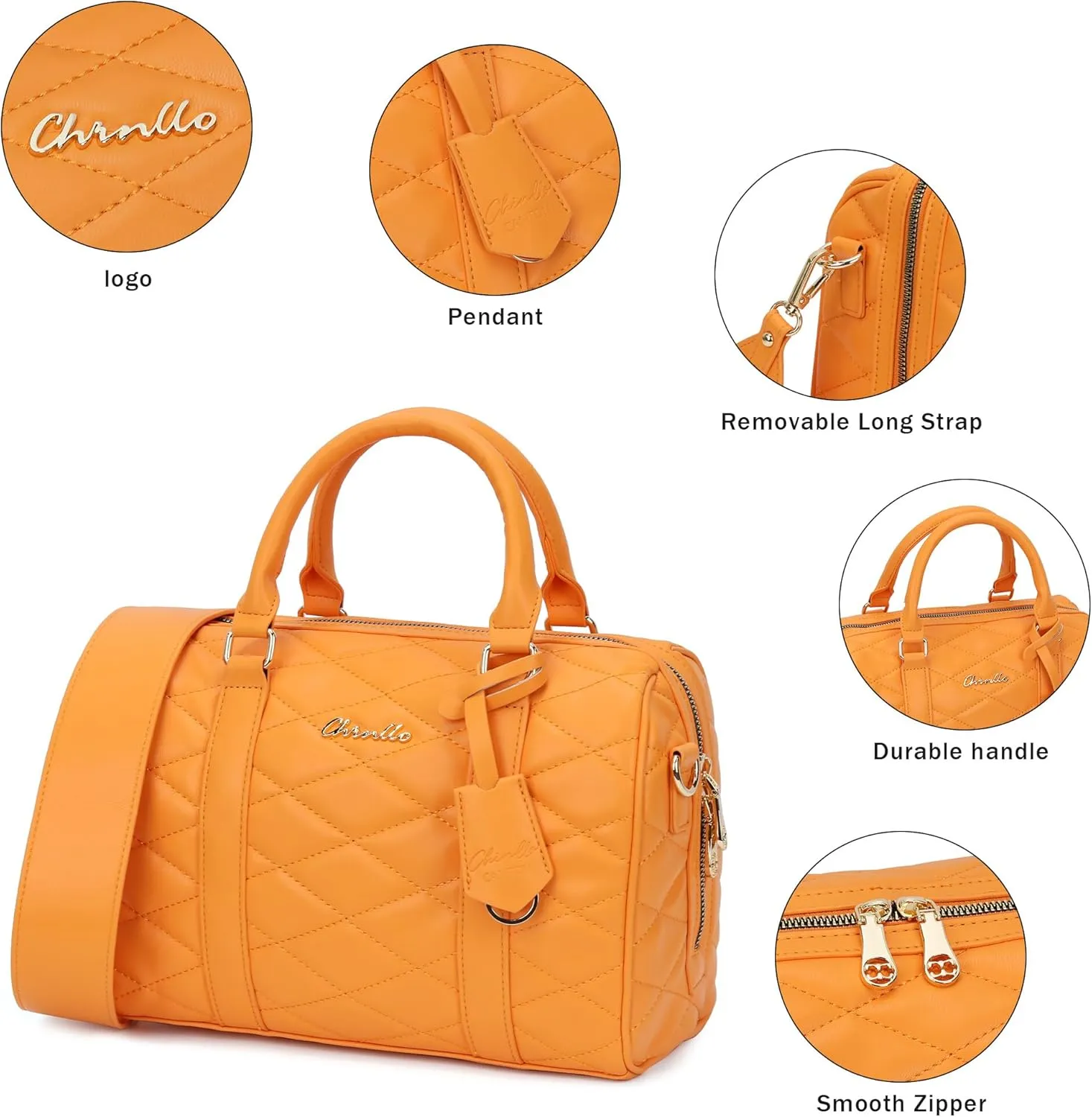 Boston Bags for Women, Top Handle Satchel Purse and Handbags with Shoulder Strap