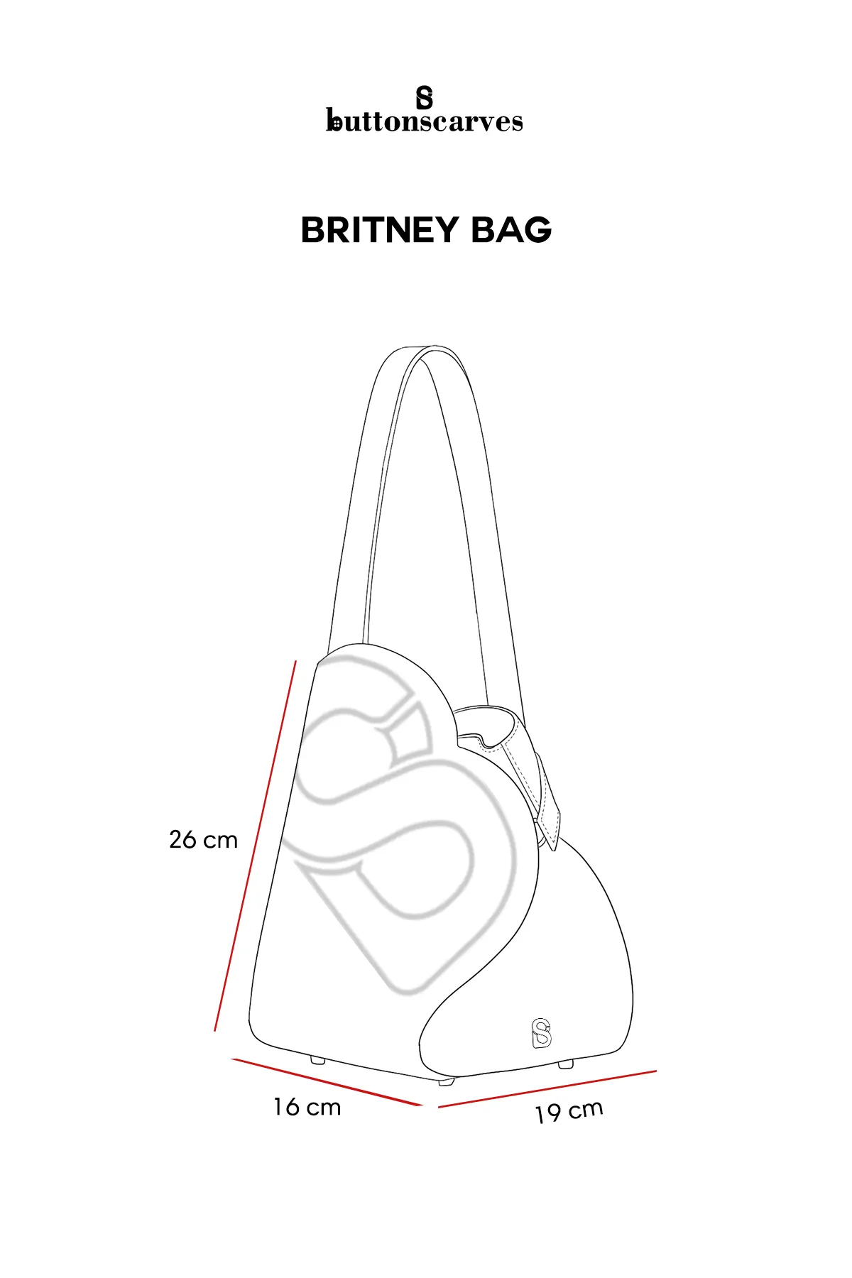 Britney Bag - Dusty Blue
