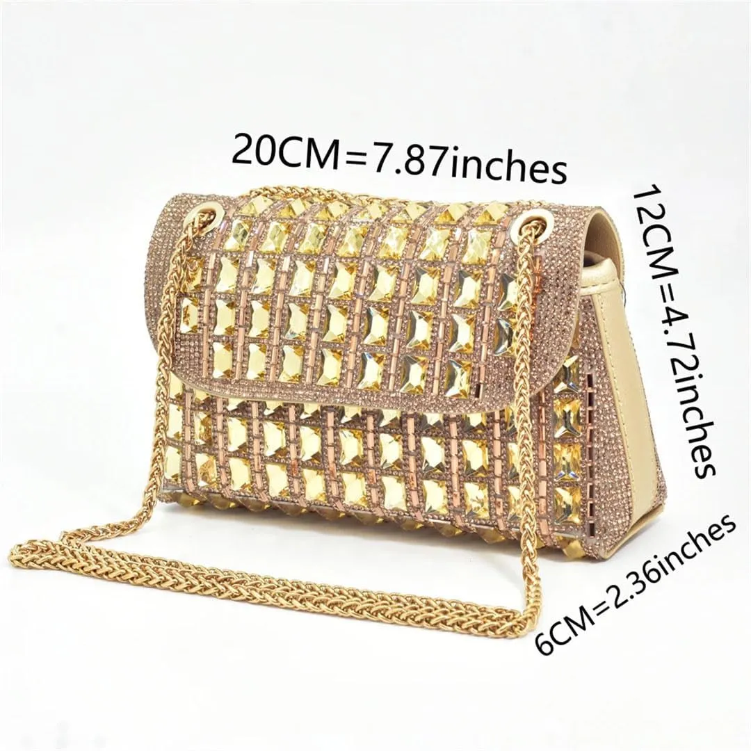 Butterfly Knot Crystal Pumps Purse Nigerian Ladies Italian Party Set