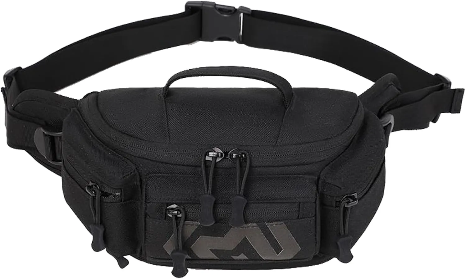 CamGo Tactical Fanny Pack for Men Women Expandable Military Waist Bag Hip Belt Bumbag Utility Bags for Hiking Climbing Fishing (#01-Black)