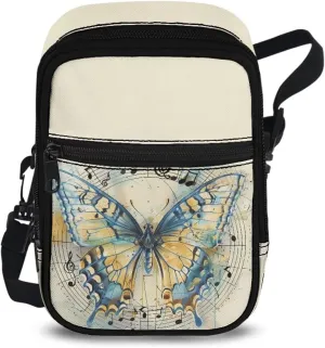 Canvas Crossbody Bags Multi Position Back Pack Waist Packs Cross Body Fanny Pack with Adjustable Strap Gifts