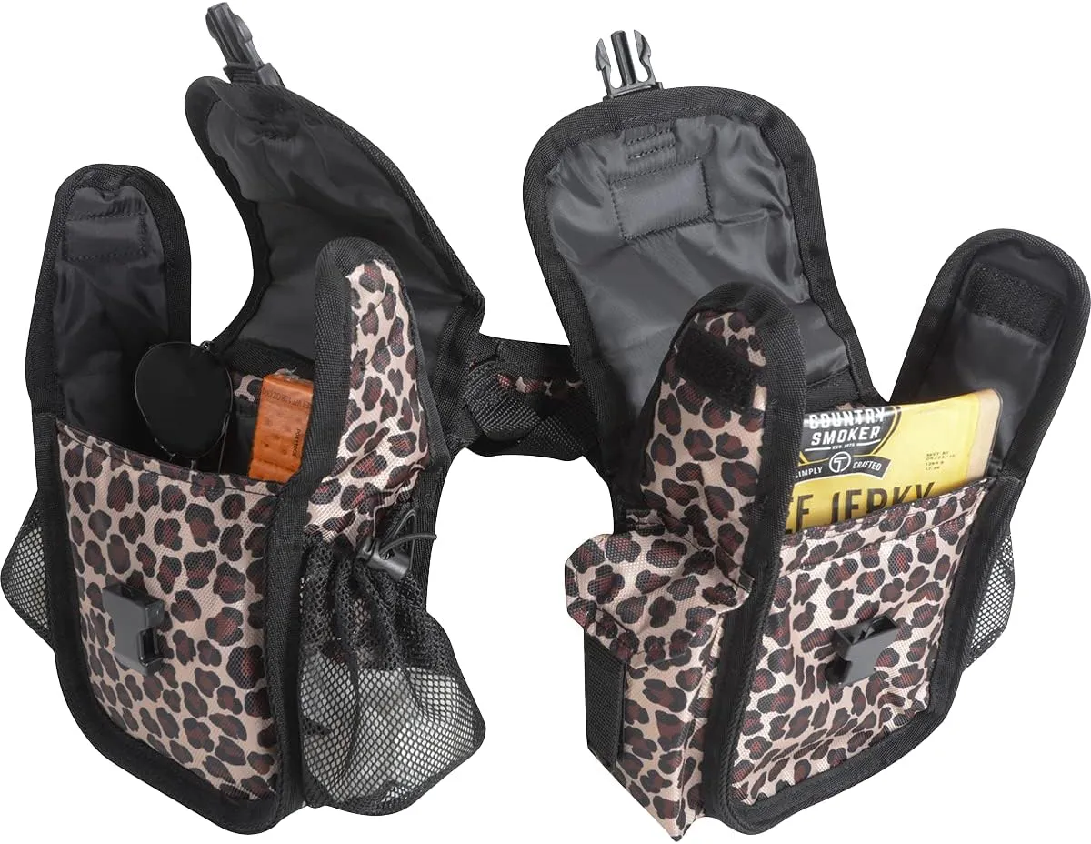 Cashel Quality Deluxe Small Horse Saddle Pommel Horn Bag, Padded Pockets, Camera or Cell Phone Pocket