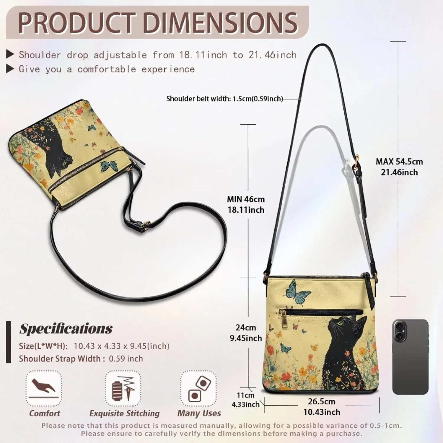 Casual Crossbody Bags for Women Leather Shoulder Bag Hobo Purses for Women Christmas Handbags