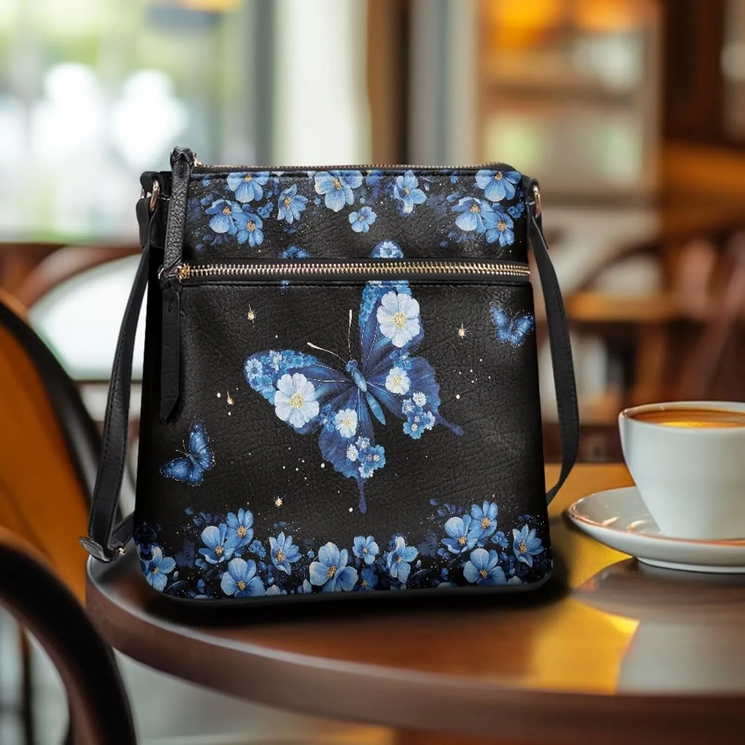 Casual Crossbody Bags for Women Leather Shoulder Bag Hobo Purses for Women Christmas Handbags