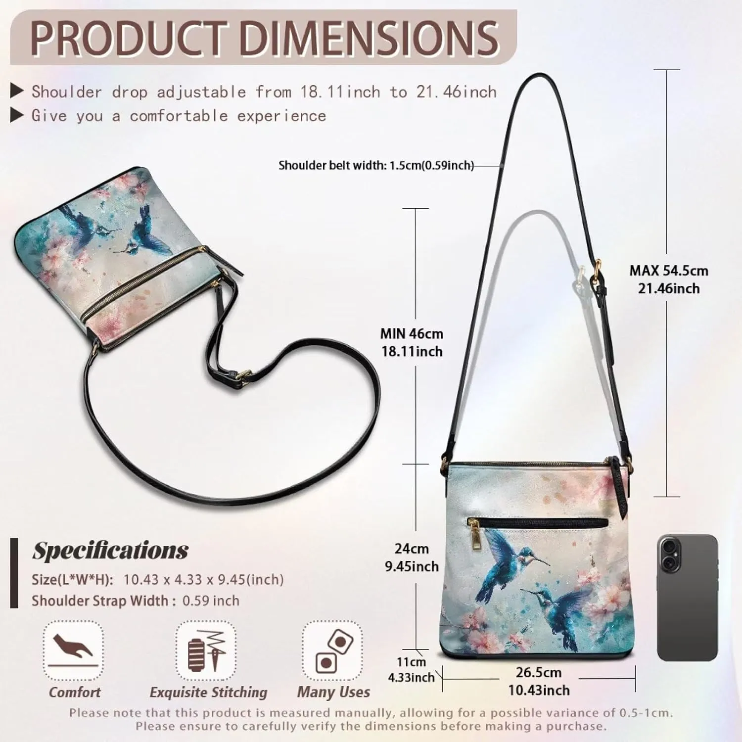 Casual Crossbody Bags for Women Leather Shoulder Bag Hobo Purses for Women Christmas Handbags