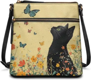 Casual Crossbody Bags for Women Leather Shoulder Bag Hobo Purses for Women Christmas Handbags