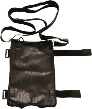 Catheter Bag Cover for 2000 ml Urinary Drainage Bag Holder with Catheter Tube Cover Adjustable Shoulder Leg Strap Bladder Control Devices,Incontinent Patients & Elderly Outdoor Home Care (Black)