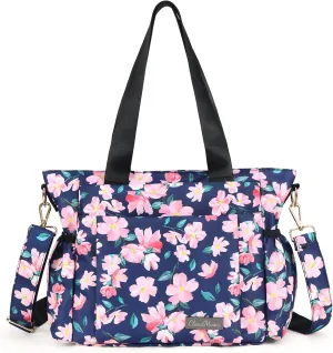 CLOUDMUSIC Crossbody Bags Shoulder Tote Handbag Nylon With Straps Waterproof Multi Bottle Pockets For Women Trendy