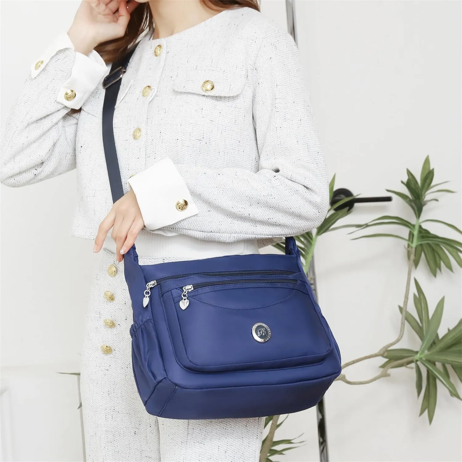 Crossbody Bags for Women Shoulder Handbag Multiple Pockets Travel Bag Ladies Purse