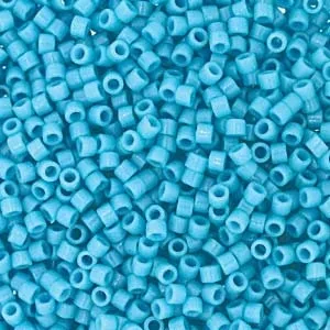 DB 2128, Duracoat Opaque Robin Egg Blue - Miyuki Delica Beads - Size 11 - 5 grams - Japanese Cylinder Seed Beads - Retail & Wholesale