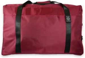 DIME BAGS Cleaner | Large Carbon-Lined Duffle Bag | Lockable Zippered Carbon Filter Bag (Oxblood))
