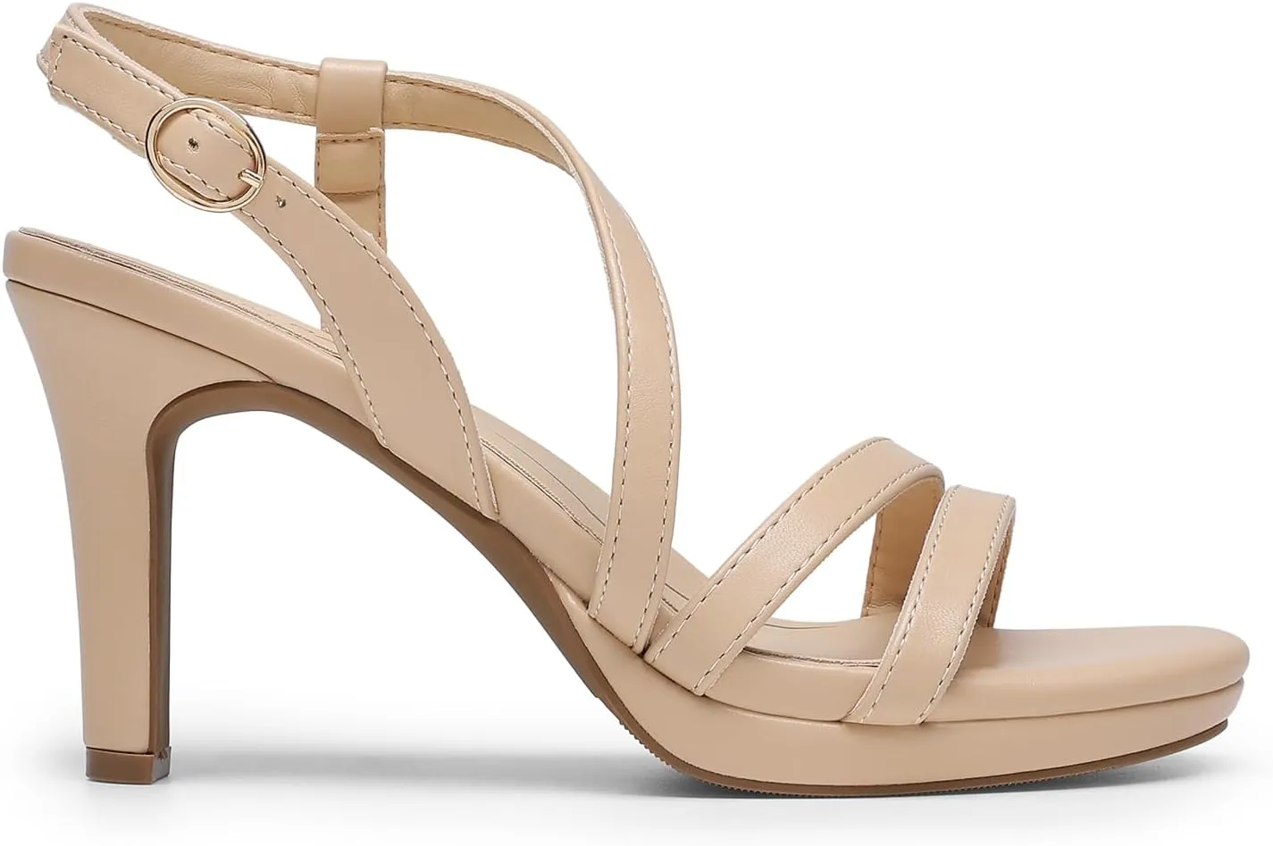 DREAM PAIRS Women's Platform Strappy Heels High Heeled Sandals Open Toe Comfortable Dressy Shoes with Adjustable Ankle Strap