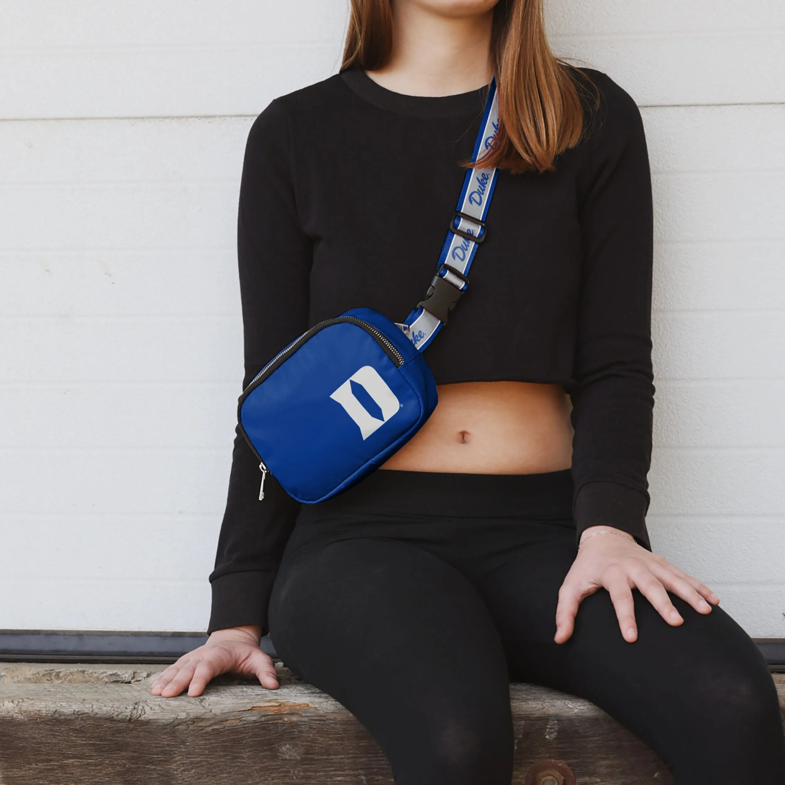 Duke Blue Devils Team Wordmark Crossbody Belt Bag