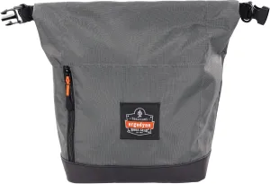 Ergodyne Arsenal 5186 Respirator Mask Storage Bag, Fits Half and Full Face Respirators, Adjustable Roll Top Closure,Gray