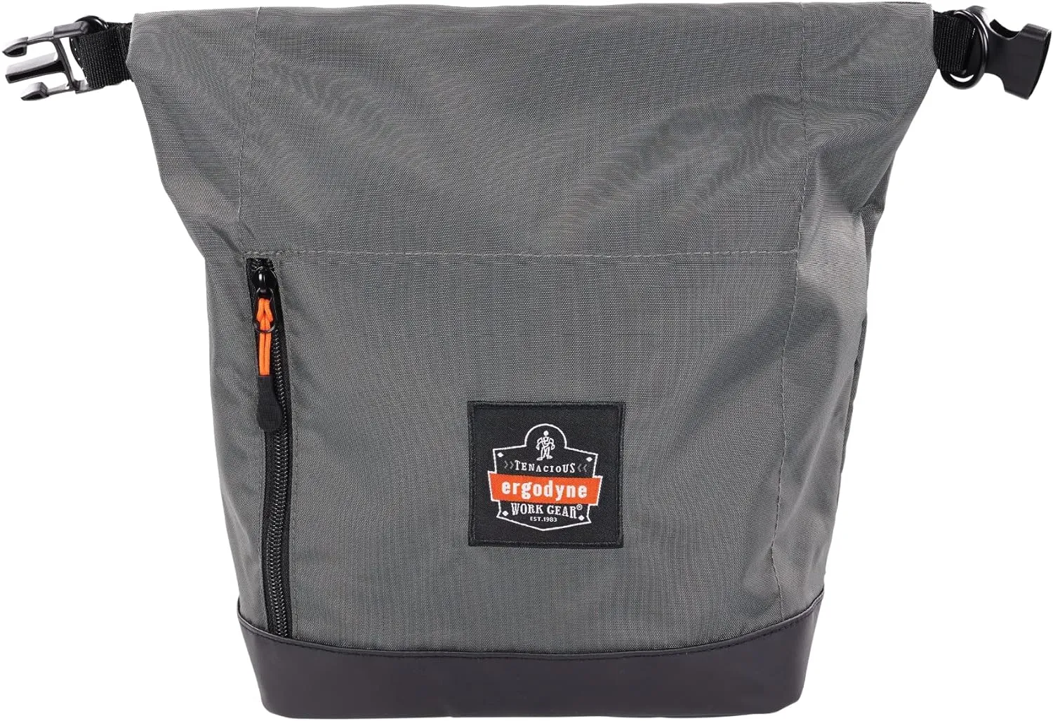 Ergodyne Arsenal 5186 Respirator Mask Storage Bag, Fits Half and Full Face Respirators, Adjustable Roll Top Closure,Gray