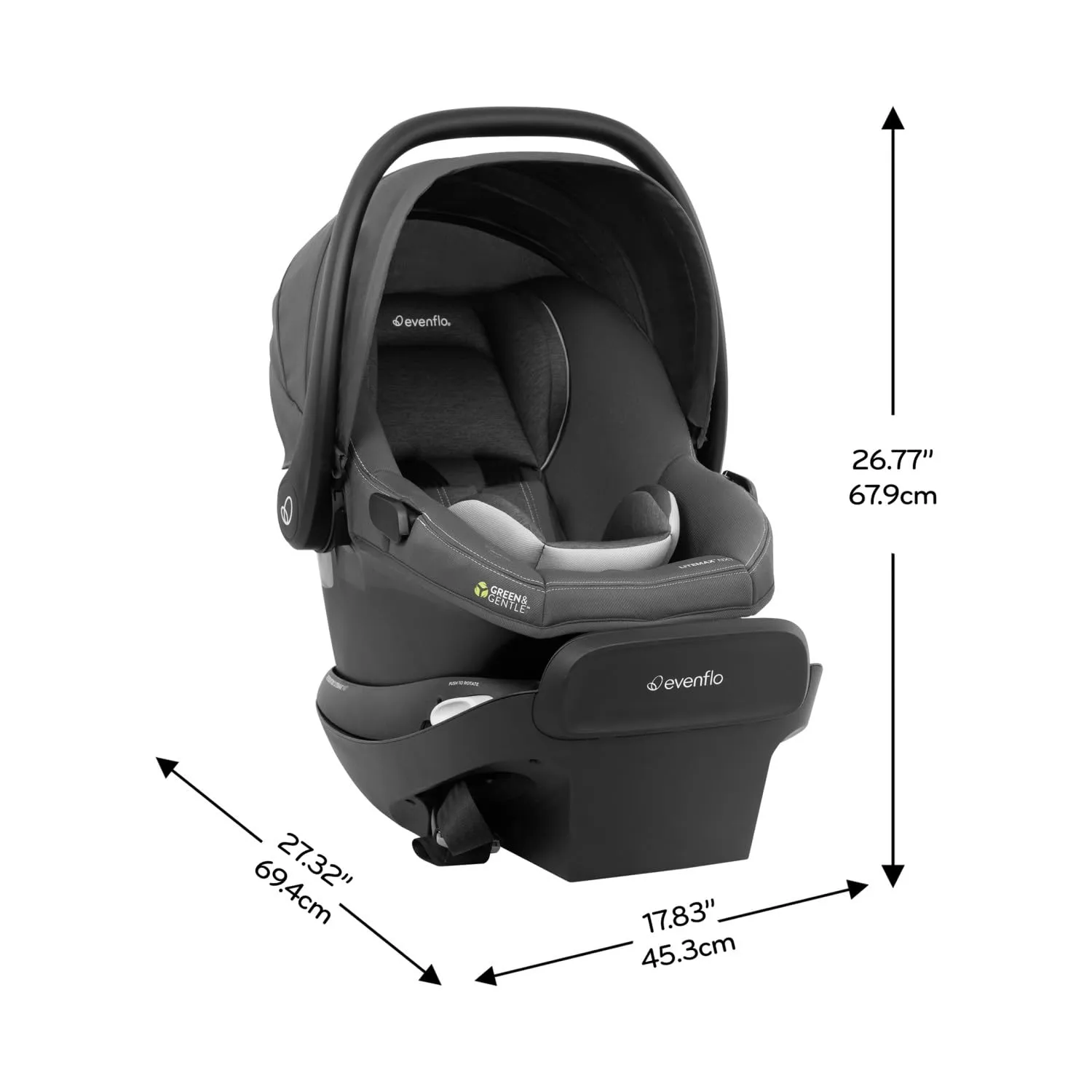 Evenflo Revolve 180 Litemax NXT Core  (Anchor Gray)