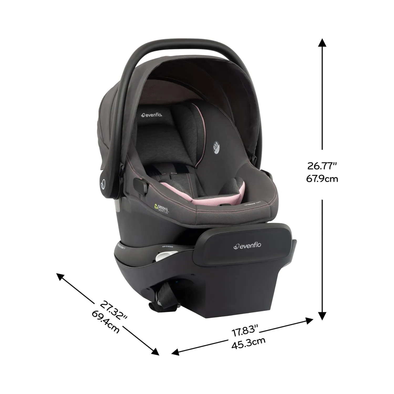 Evenflo Revolve 180 Litemax NXT Core  (Primrose Pink)