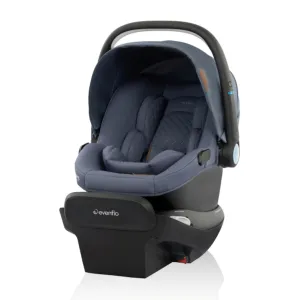Evenflo Revolve180 LiteMax NXT Rotational Infant Car Seat with SensorySoothe (Flint)