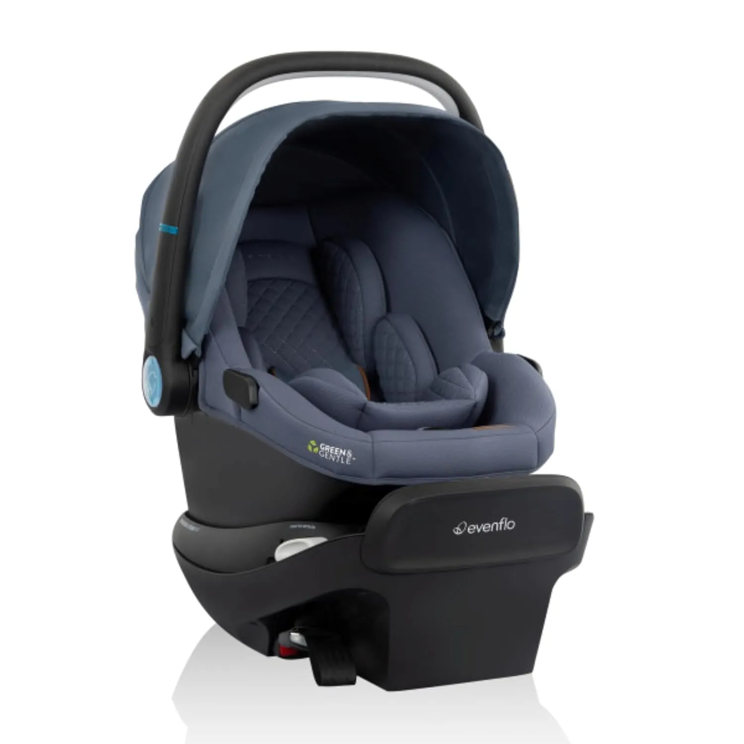 Evenflo Revolve180 LiteMax NXT Rotational Infant Car Seat with SensorySoothe (Flint)